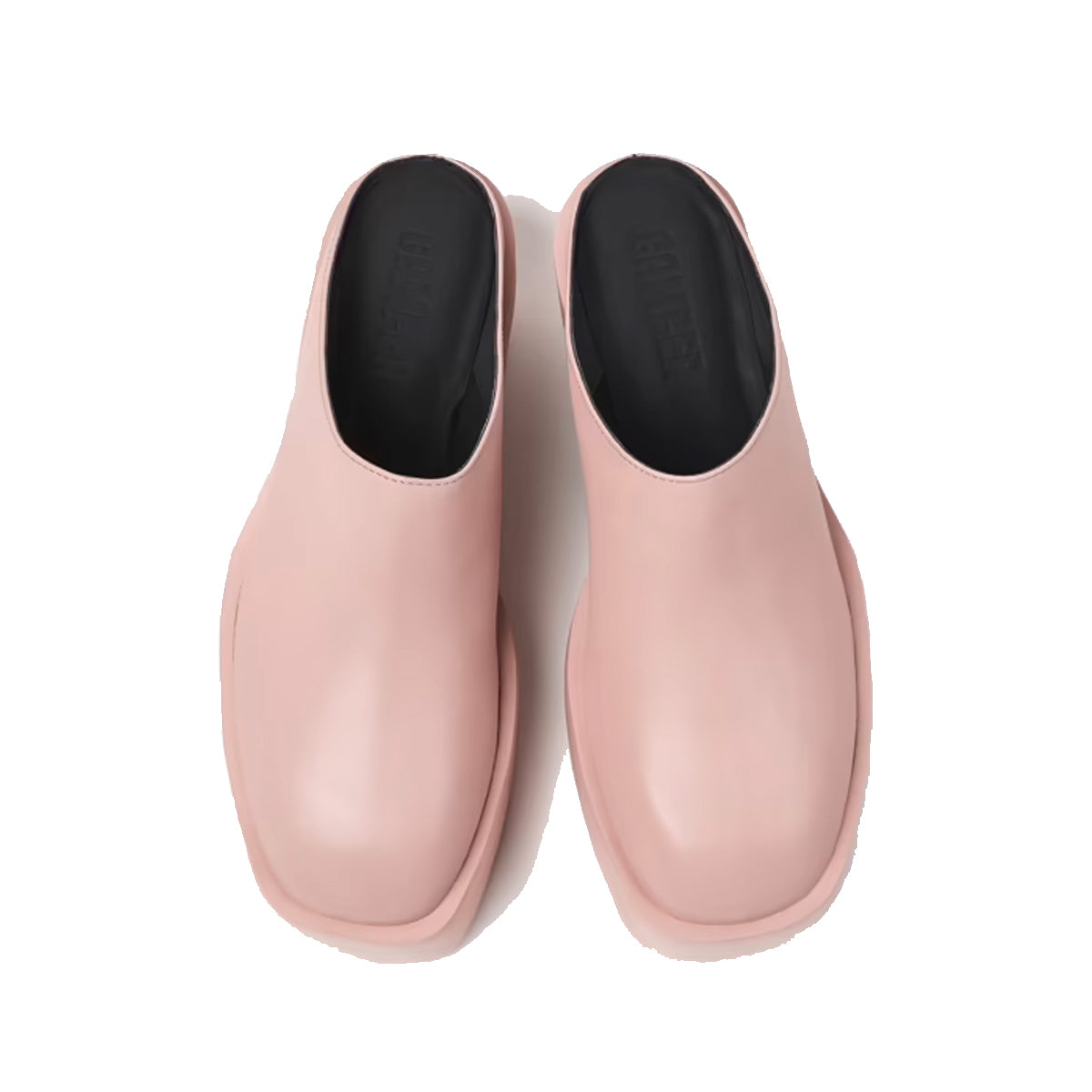 Camper Billie Pink leather clogs for women כפכפי קמפר לנשים