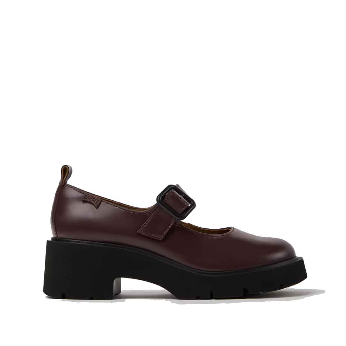 Camper Milah Burgundy Leather Shoes for Women נעלי קמפר לנשים