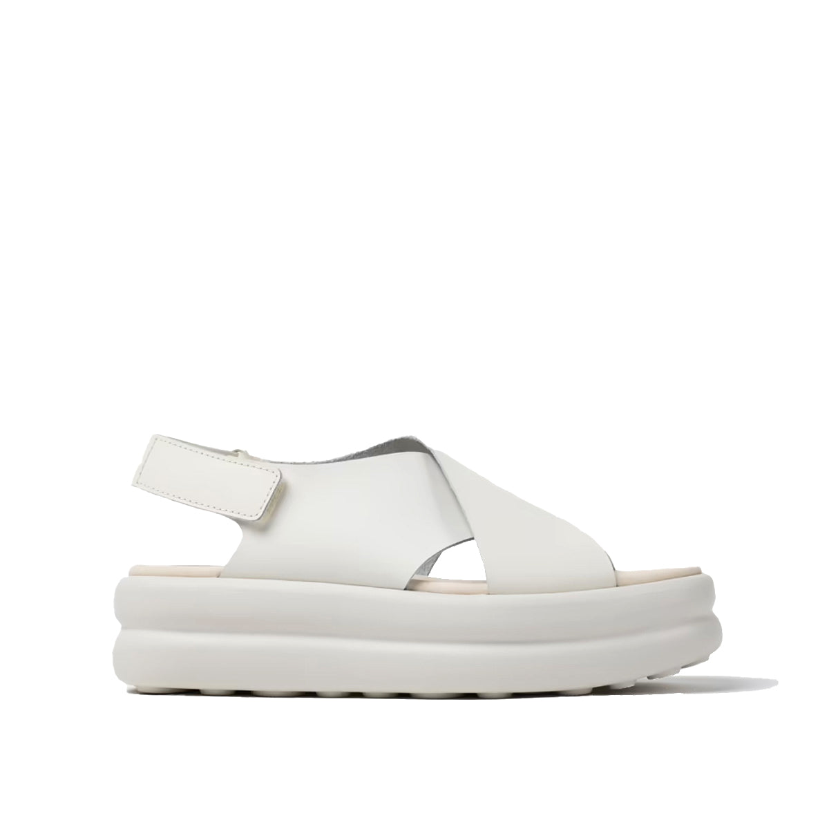 Camper Pelotas Flota Up White Leather Sandals for Women סנדלי נשים קמפר