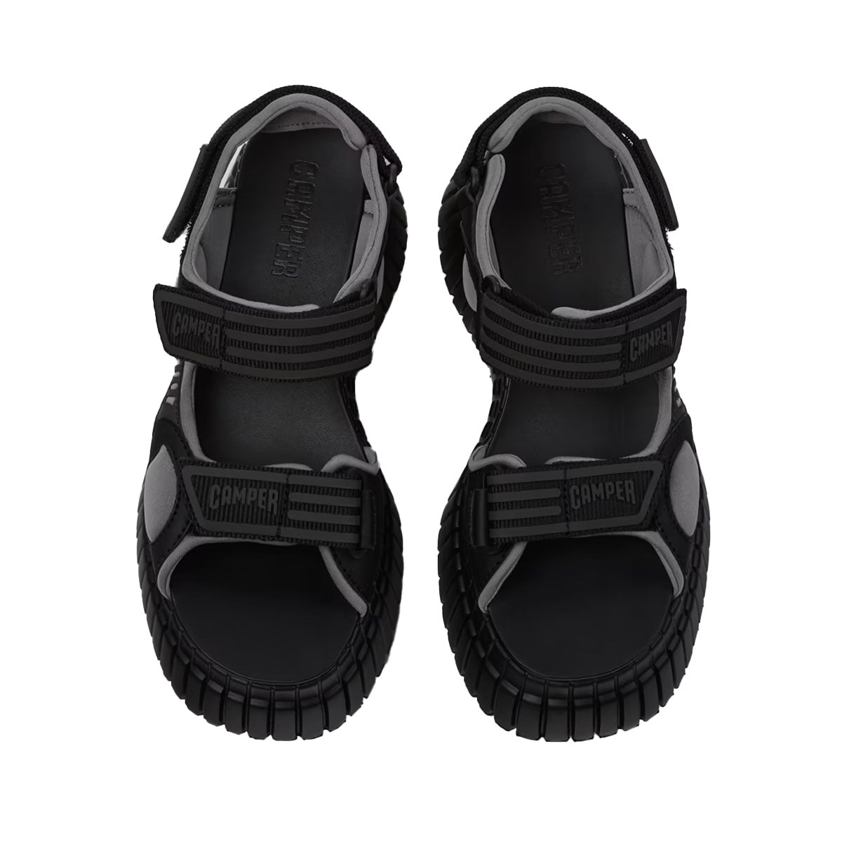 Camper Pix BCN Multicolor Leather and Textile Sandals for Women סנדלי קמפר לנשים