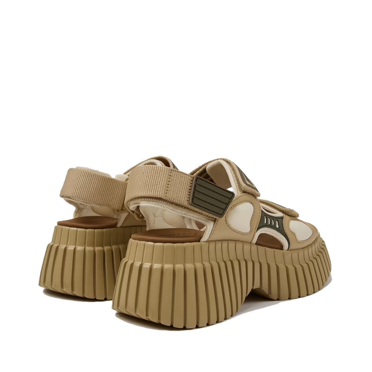 Camper Pix BCN Multicolor Leather and Textile Sandals for Women סנדלי קמפר לנשים