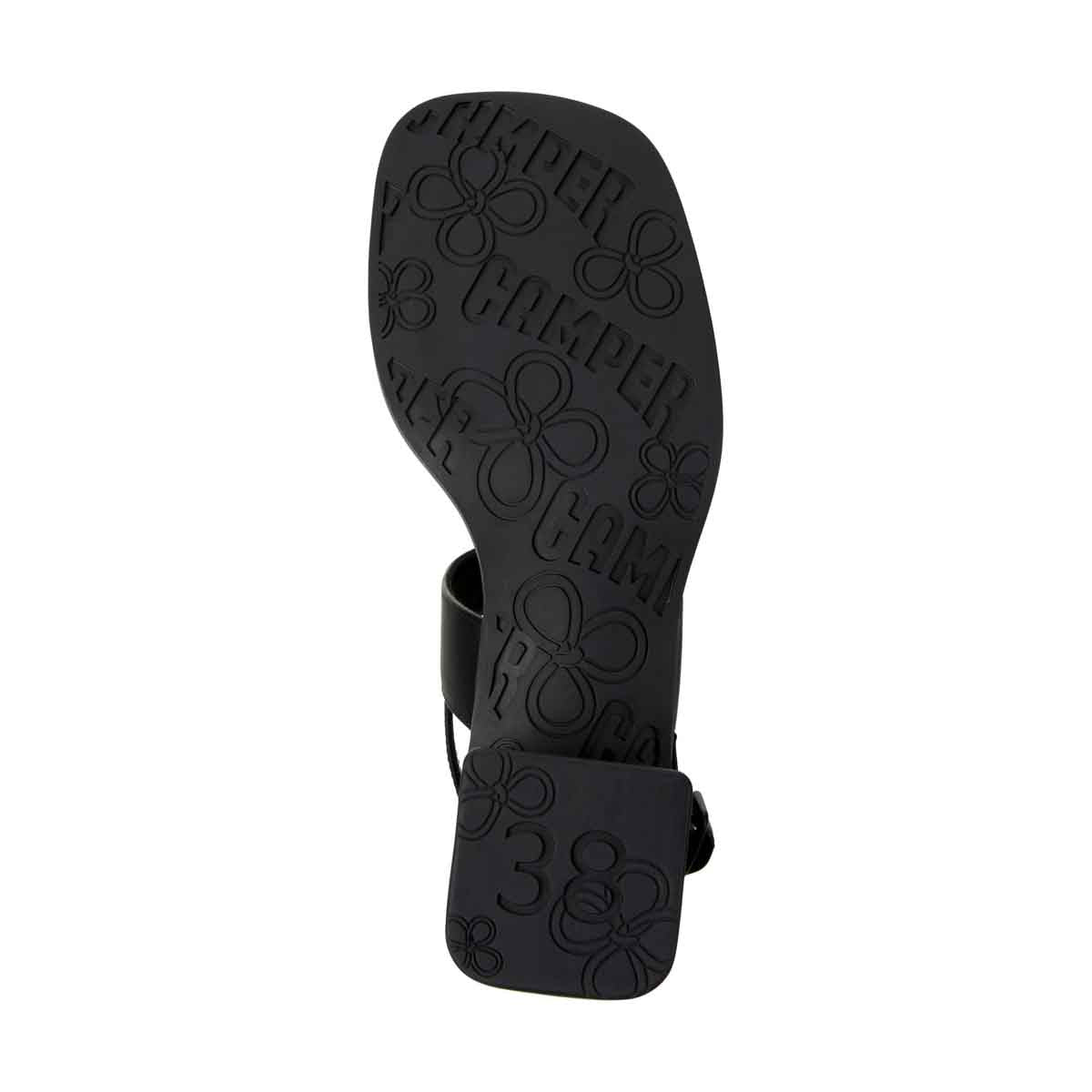 Camper Kora Sandal Black Leather Sandals for Women נעלי עקב קמפר לנשים סנדלי נשים