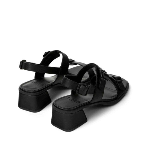 Camper Kora Sandal Black Leather Sandals for Women נעלי עקב קמפר לנשים סנדלי נשים