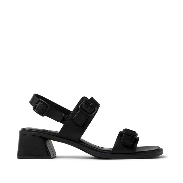 Camper Kora Sandal Black Leather Sandals for Women נעלי עקב קמפר לנשים סנדלי נשים