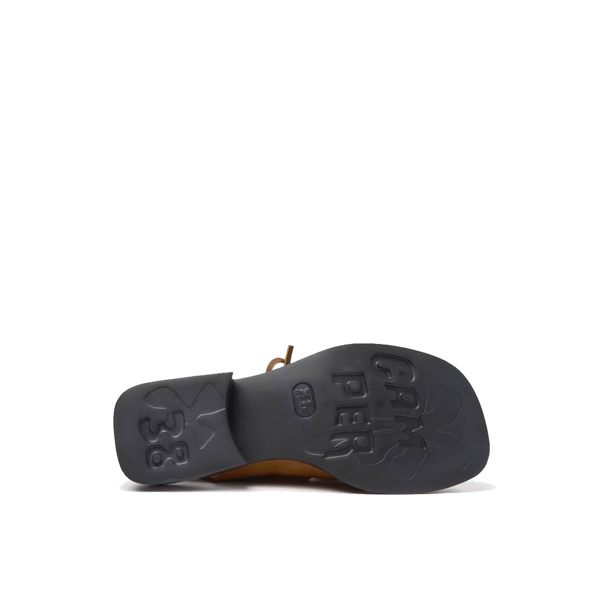 Camper Donna Brown Nubuck Leather Semi-Open Shoes for Women סנדלי קמפר לנשים סנדלי נשים
