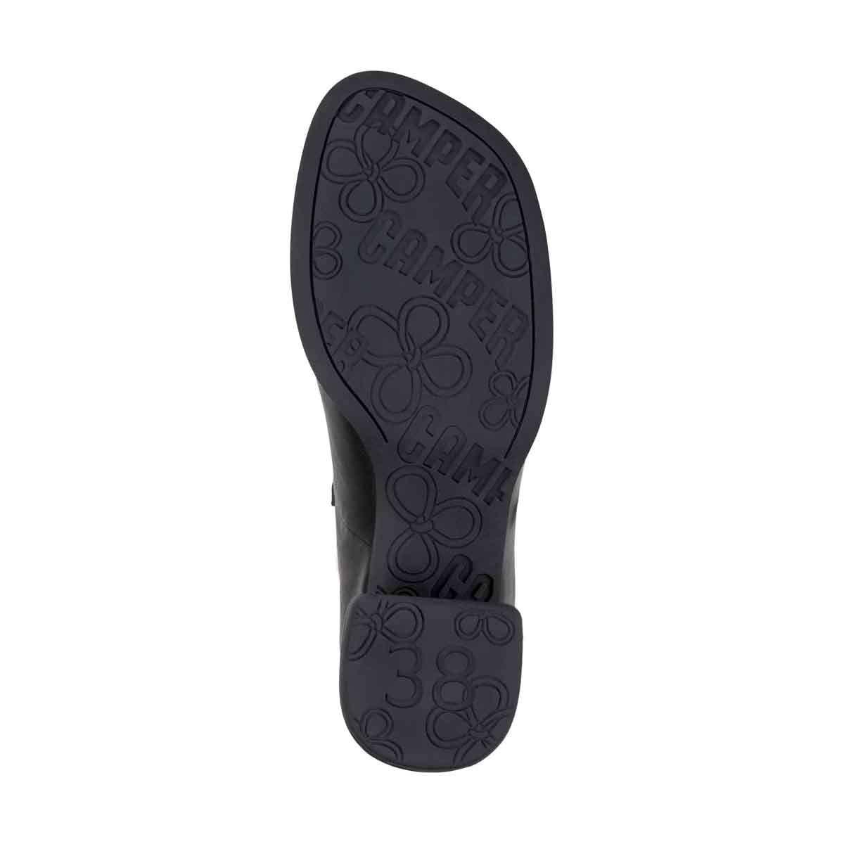 Camper Kora Black Leather Heels for Women נעלי עקב קמפר לנשים