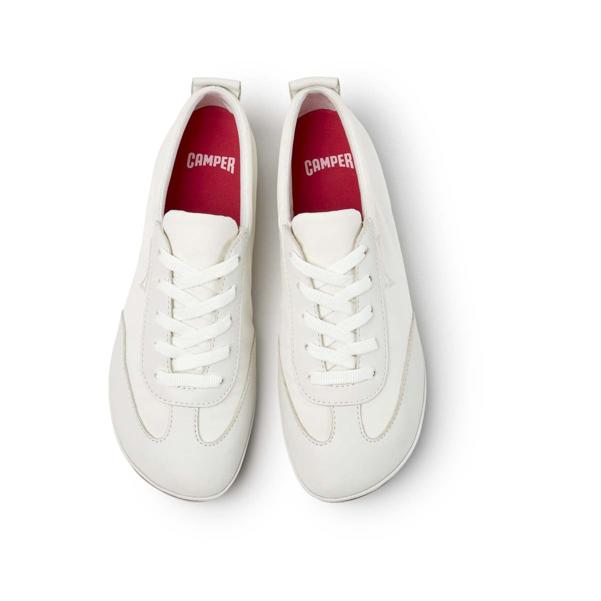 Camper Right Nina White Textile and Leather Sneakers סניקרס קמפר לנשים