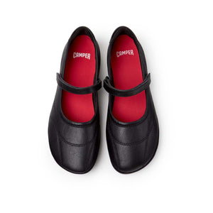Camper Right Nina Black Leather Ballerinas נעלי בובה קמפר לנשים