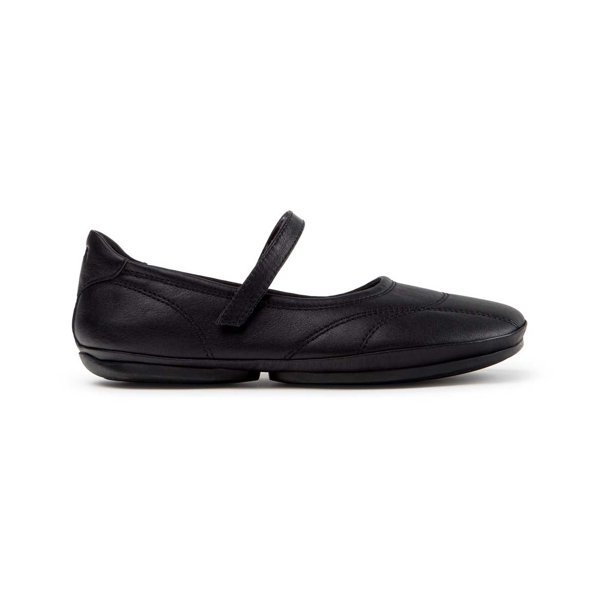 Camper Right Nina Black Leather Ballerinas נעלי בובה קמפר לנשים