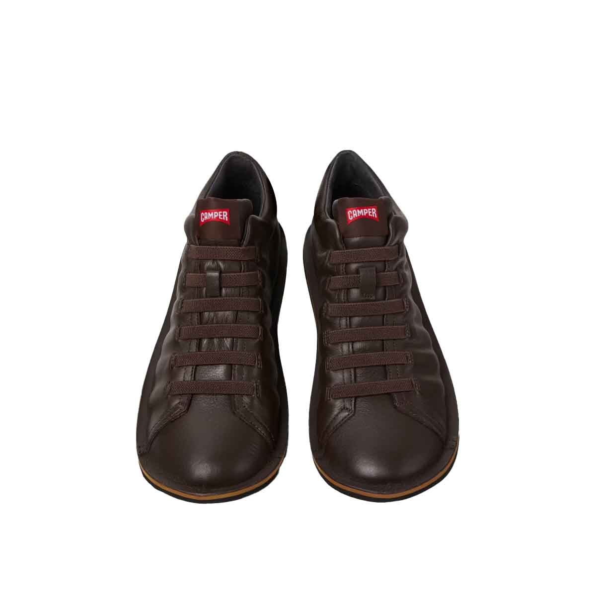 Camper Beetle - HYDROSHIELD Brown Leather Ankle Boots for Men סניקרס קמפר לגברים