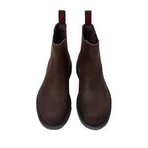 Camper Dean Brown Nubuck Ankle Boots for Men מגפי קמפר לגברים