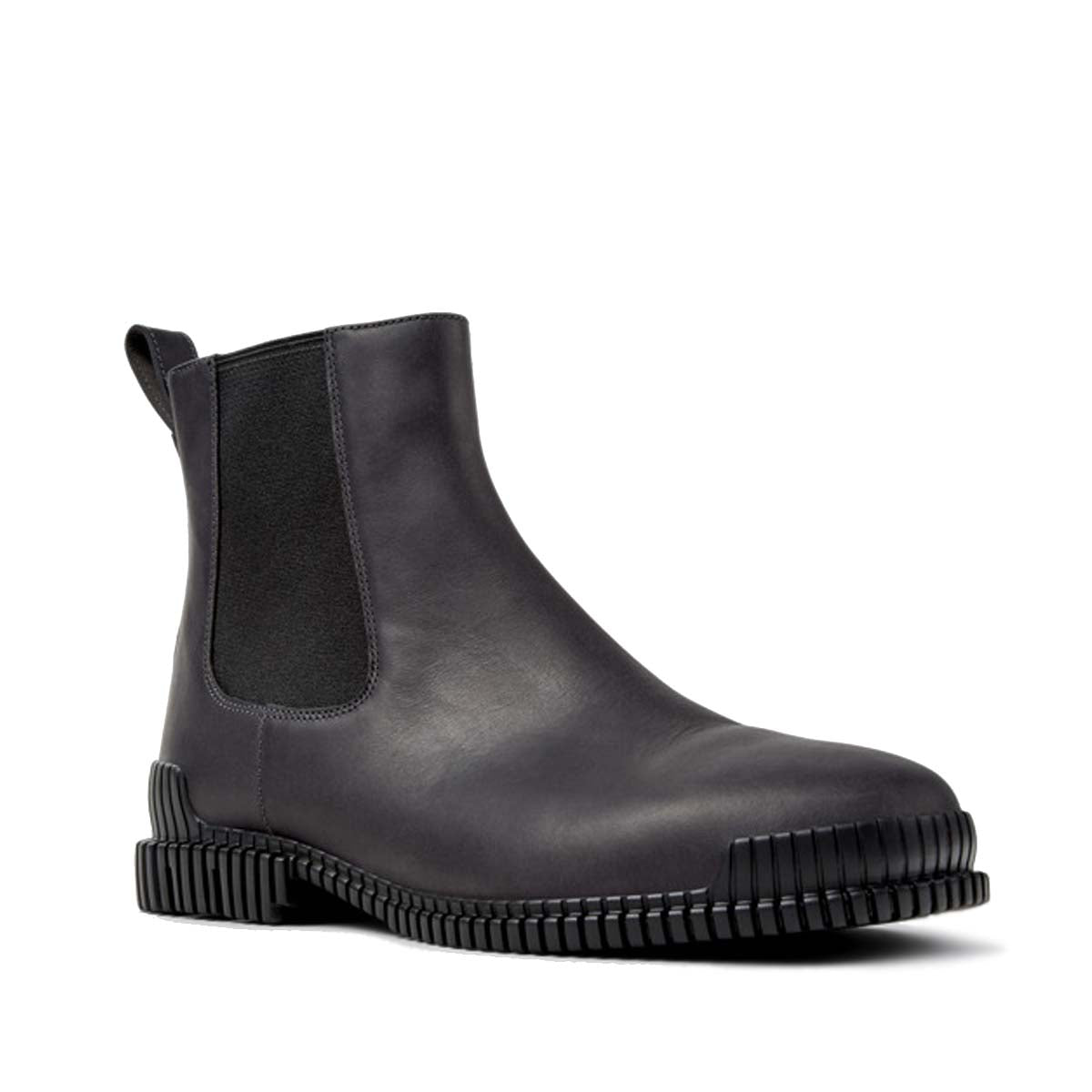 Camper Pix Pixo Gray Leather Ankle Boots מגפי קמפר לגברים