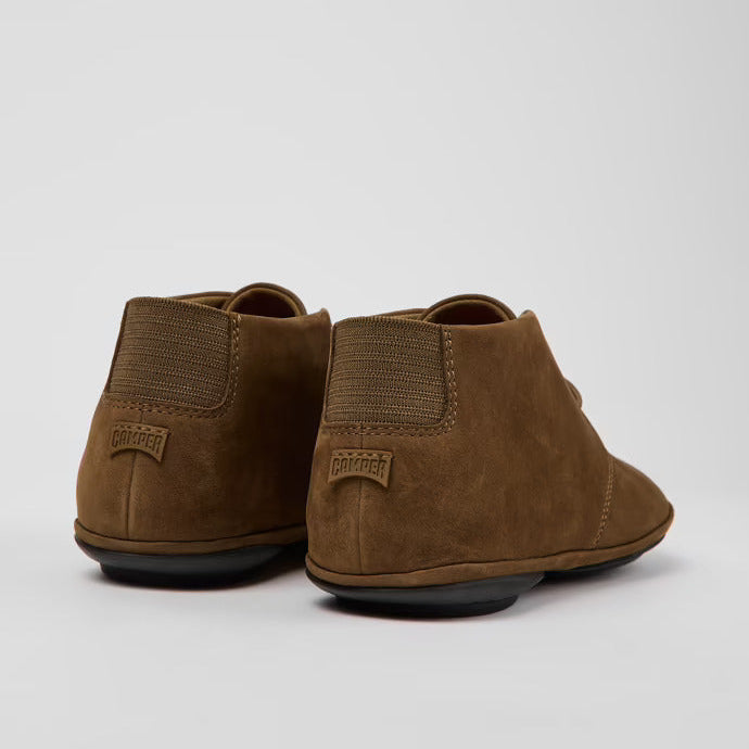 Camper Right Brown nubuck shoes for women מגפי קמפר לנשים