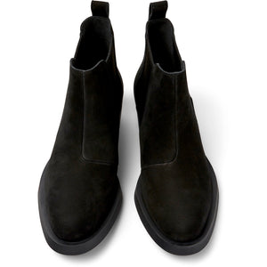 Camper Bonnie Black nubuck ankle boots for women מגפי נשים