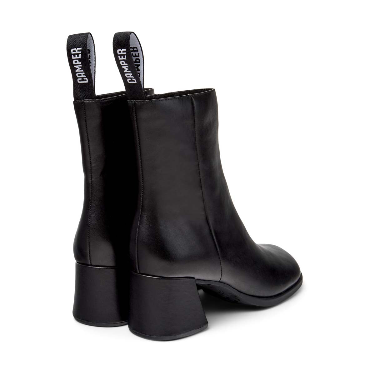 Camper Kora Black Leather Ankle Boots מגפי קמפר לנשים