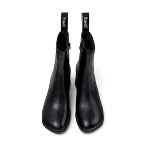 Camper Kora Black Leather Ankle Boots מגפי קמפר לנשים