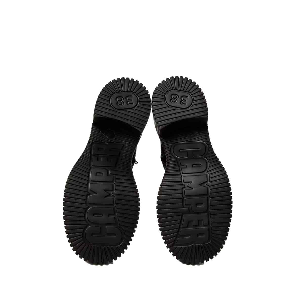 Camper Pix London Black Leather Mid Boots for Women מגפי קמפר לנשים