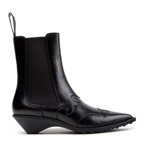 Camper Anita Black Leather Ankle Boots מגפי קמפר לנשים