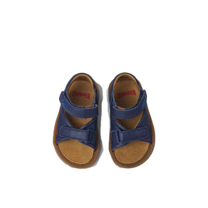 Camper Bicho Navy blue leather sandals for kids סנדלי קמפר לילדים