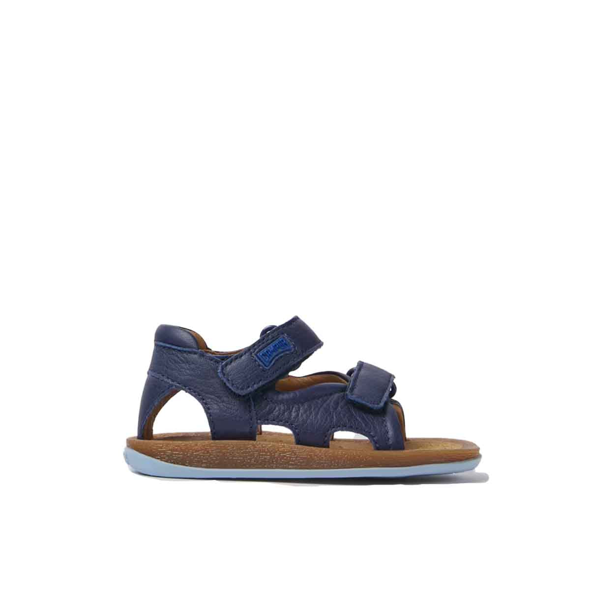Camper Bicho Navy blue leather sandals for kids סנדלי קמפר לילדים