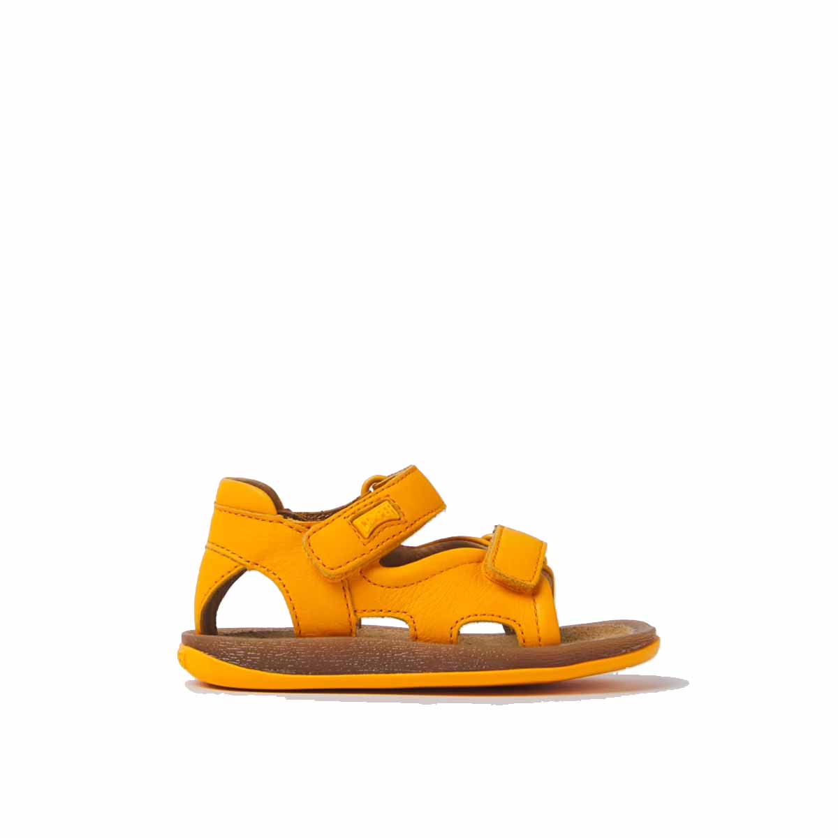 Camper Bicho Yellow leather sandals for kids סנדלי קמפר לילדים