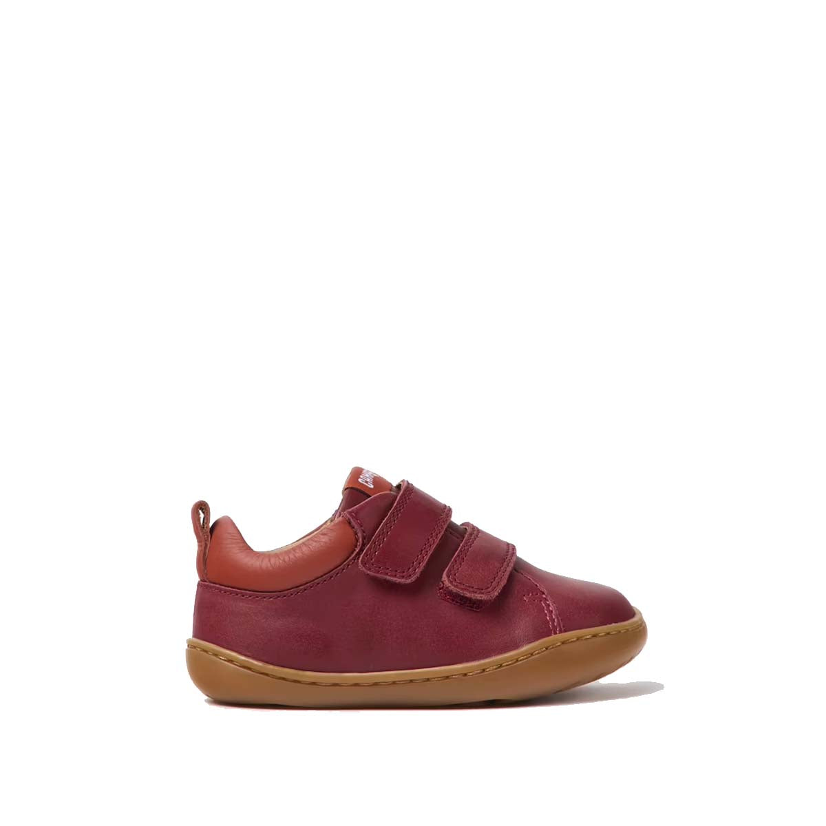 Camper Peu Burgundy leather shoes for kids נעלי קמפר לילדים