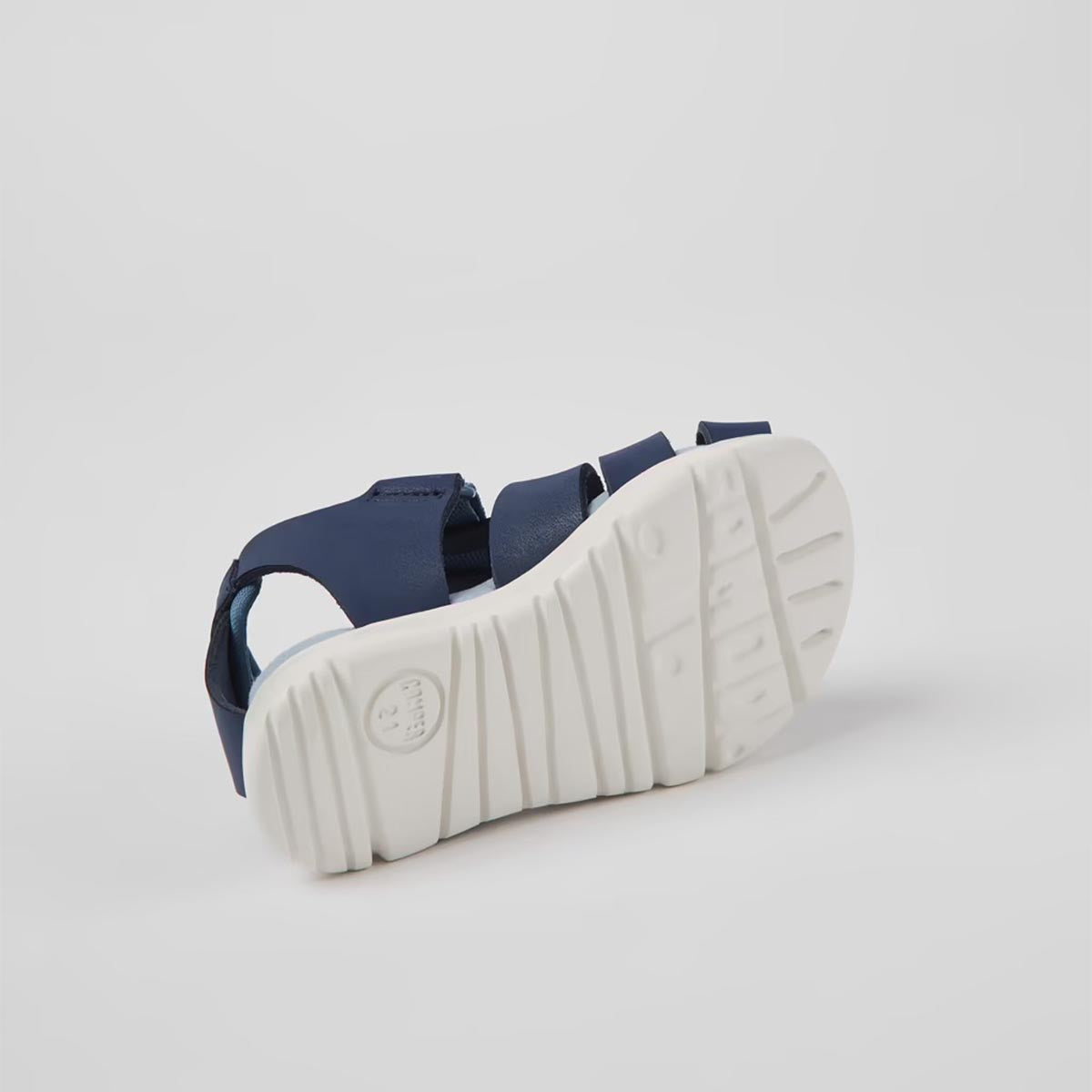 Camper Oruga Blue leather and textile sandals for kids סנדלי ילדים קמפר