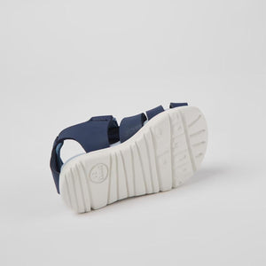 Camper Oruga Blue leather and textile sandals for kids סנדלי ילדים קמפר