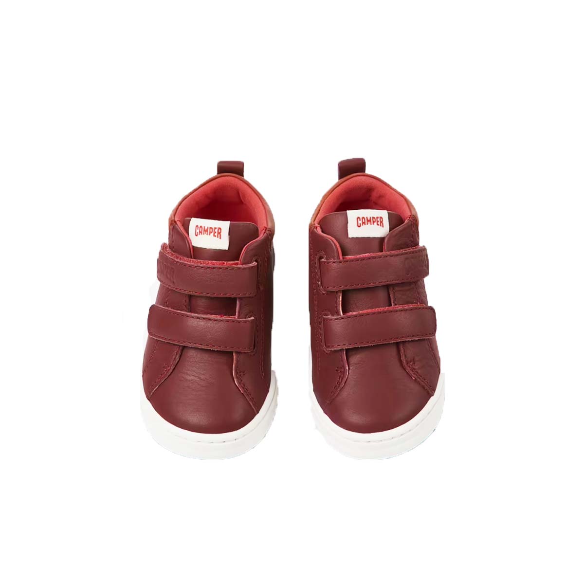 Camper Runner Burgundy leather sneakers for kids נעלי קמפר לתינוקות
