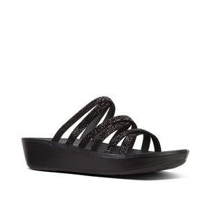 Fit Flop Linny Crystalled Slide Black כפכפי פיט פלופ