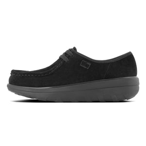 Fit Flop Loaff Lace Up Mocc Black נעלי פיט פלופ