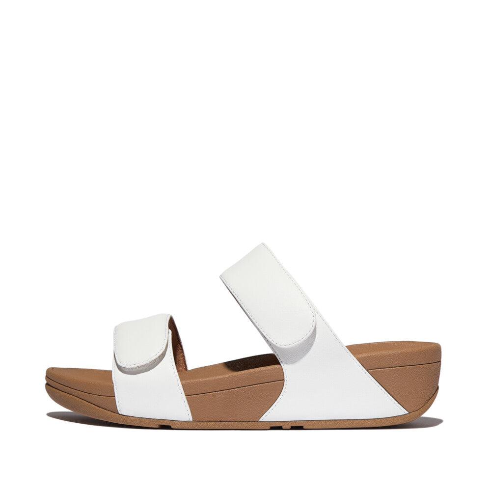 Fit Flop Lulu Adjustable Slides Urban White כפכפי נשים לולו סלייד לבן