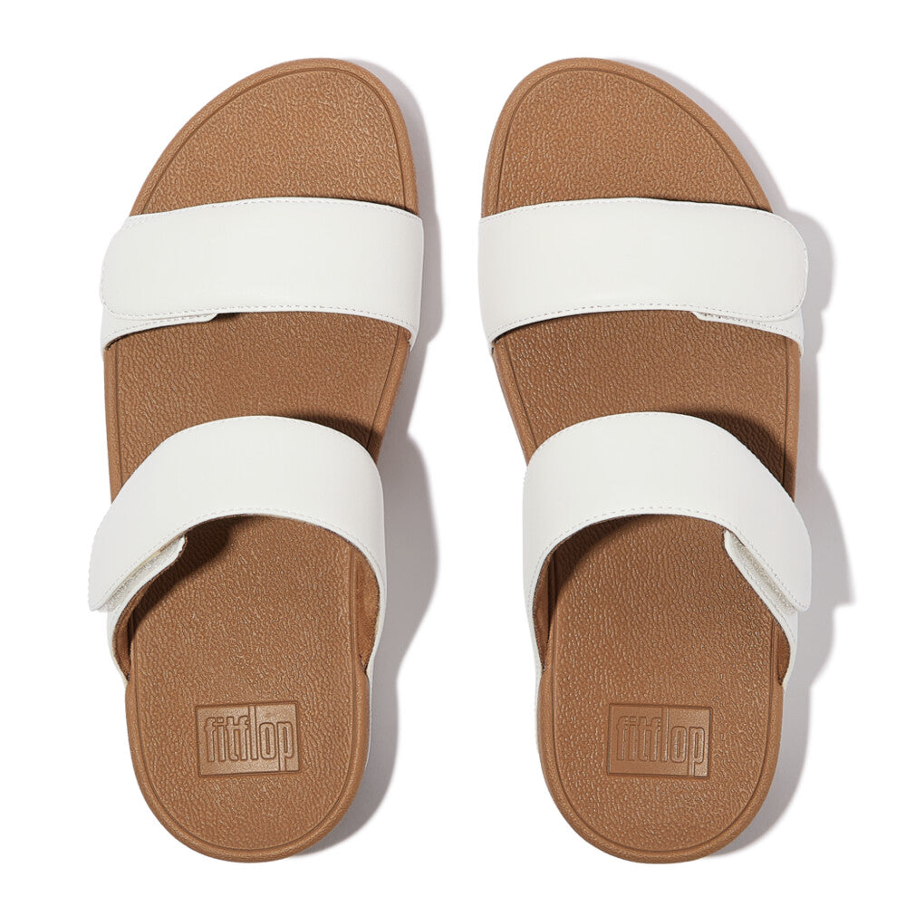 Fit Flop Lulu Adjustable Slides Urban White כפכפי נשים לולו סלייד לבן