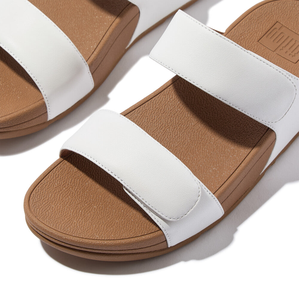 Fit Flop Lulu Adjustable Slides Urban White כפכפי נשים לולו סלייד לבן