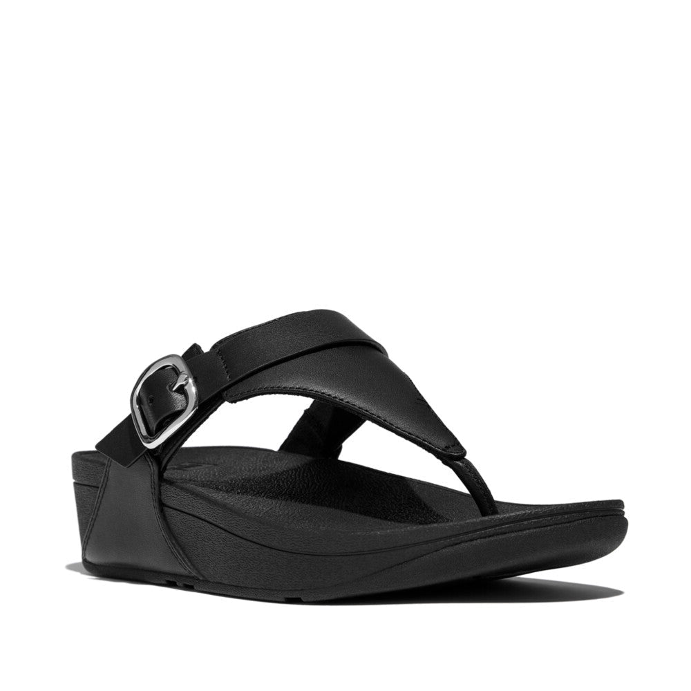 Fit Flop Lulu Adjustable Toe Post Sandals All Black סנדלי פיטפלופ לנשים לולו