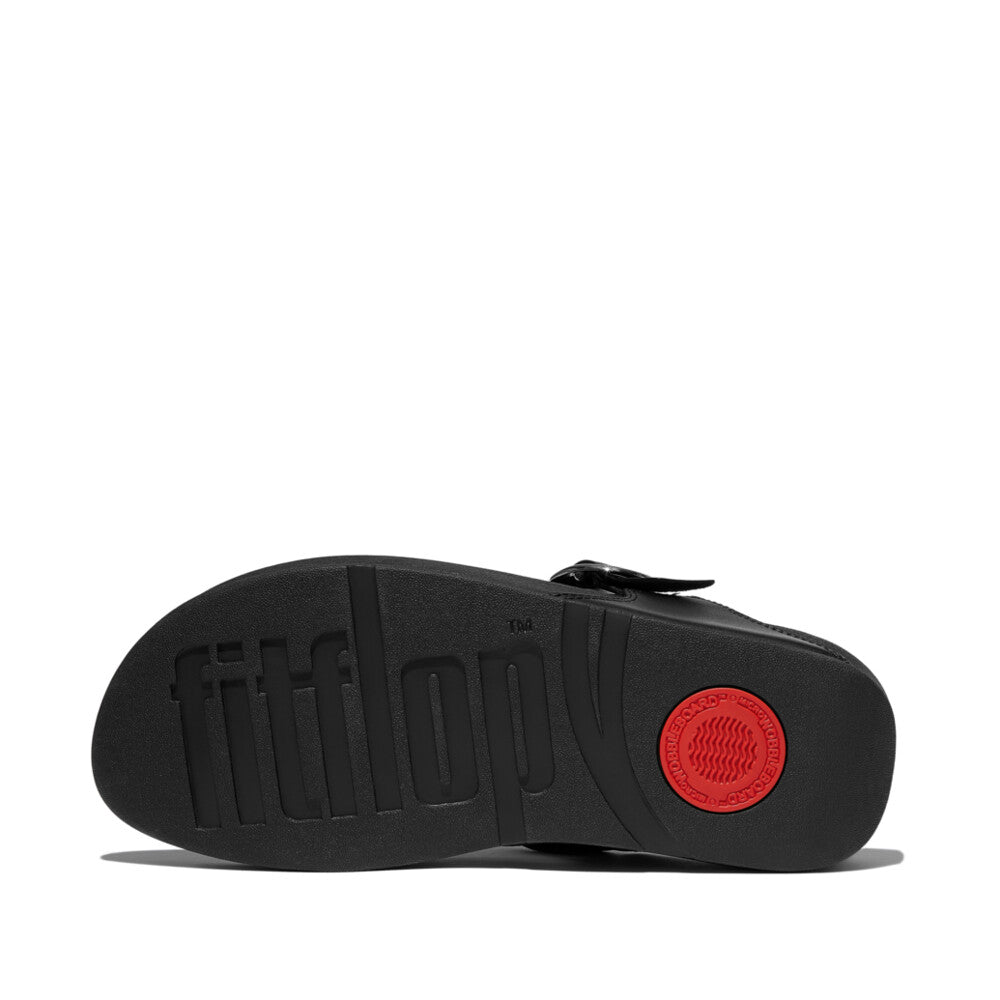 Fit Flop Lulu Adjustable Toe Post Sandals All Black סנדלי פיטפלופ לנשים לולו