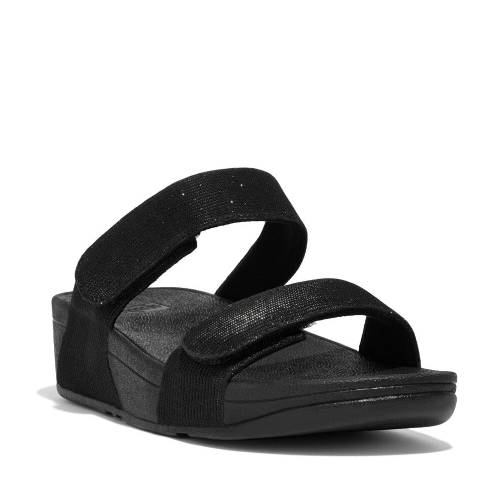 Fit Flop Lulu Adjustable Shimmerlux Black כפכפי פיט פלופ