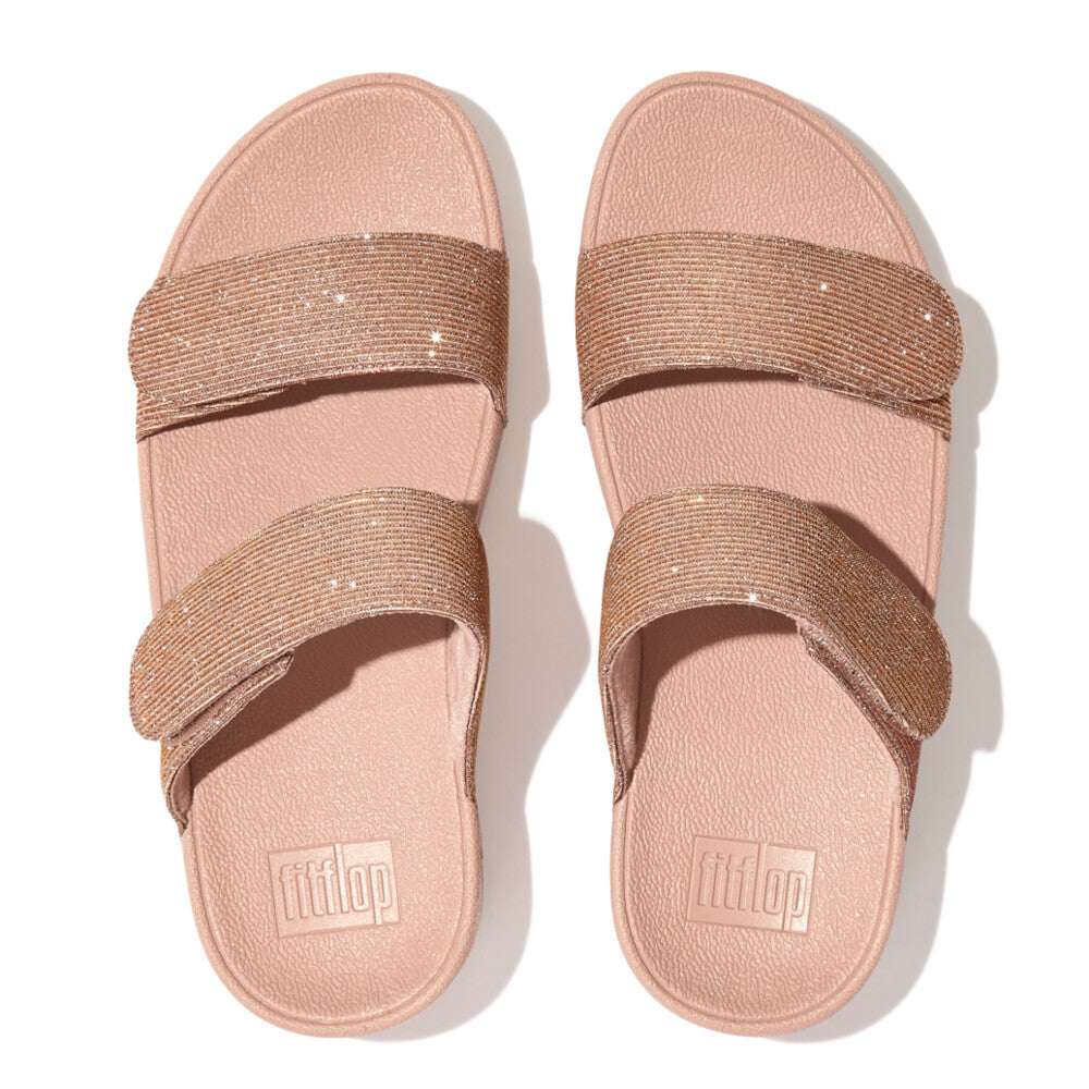 Fit Flop Lulu Adjustable Shimmerlux Rose Gold כפכפי פיט פלופ