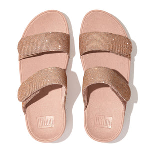 Fit Flop Lulu Adjustable Shimmerlux Rose Gold כפכפי פיט פלופ