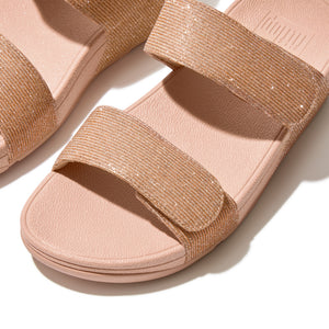 Fit Flop Lulu Adjustable Shimmerlux Rose Gold כפכפי פיט פלופ