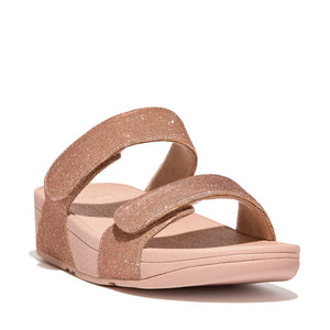 Fit Flop Lulu Adjustable Shimmerlux Rose Gold כפכפי פיט פלופ