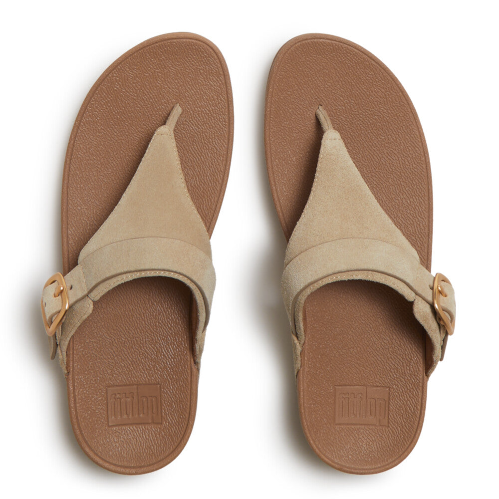 Fit Flop Lulu Adjustable Toe Post Cappuccino סנדלי פיטפלופ לנשים לולו