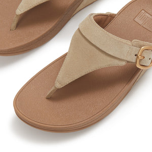 Fit Flop Lulu Adjustable Toe Post Cappuccino סנדלי פיטפלופ לנשים לולו