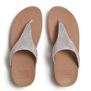 Fit Flop Lulu Toe Post Hotfix Steeled Silver סנדלי פיטפלופ לולו טו פוסט סילבר