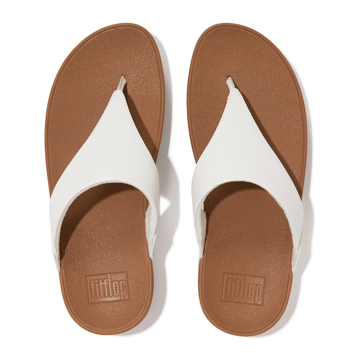 Fit Flop Lulu Toepost White לולו טו פוסט לבן