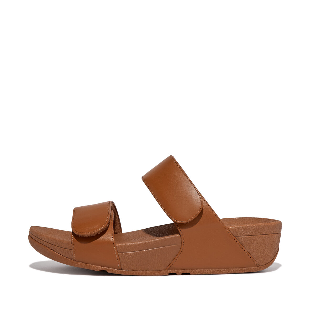 Fit Flop Lulu Adjustable Slides Light Tan כפכפי נשים לולו סלייד חום