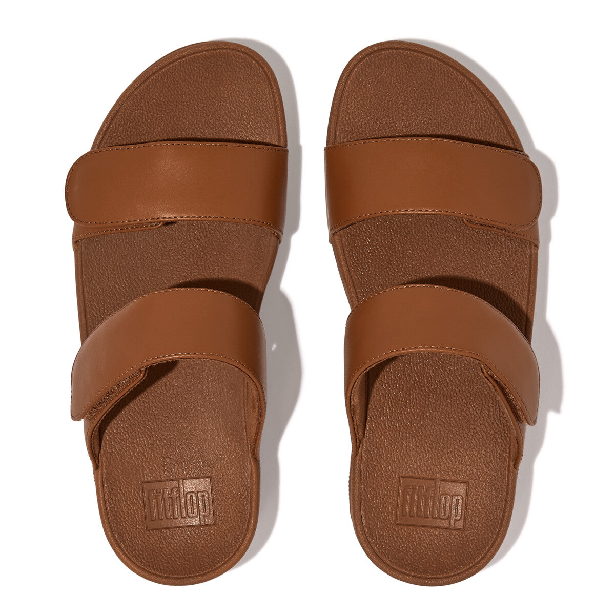Fit Flop Lulu Adjustable Slides Light Tan כפכפי נשים לולו סלייד חום
