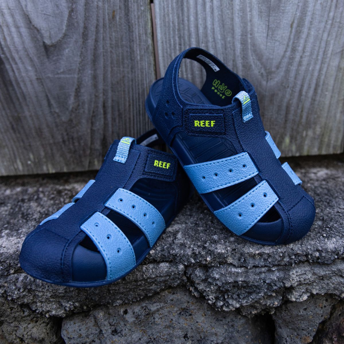 Reef Little Water Beachy Grey Ocean Lime סנדלי תינוקות