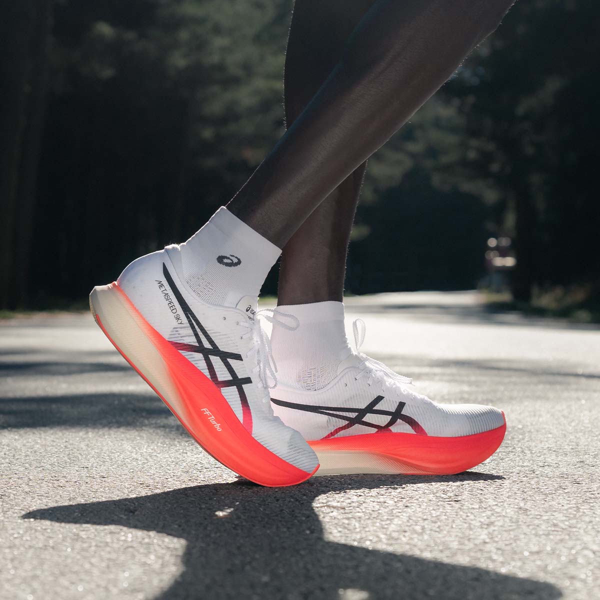 Asics Metaspeed Sky+ Unisex White Black נעלי אסיקס מטה ספיד סקיי+ יוניסקס