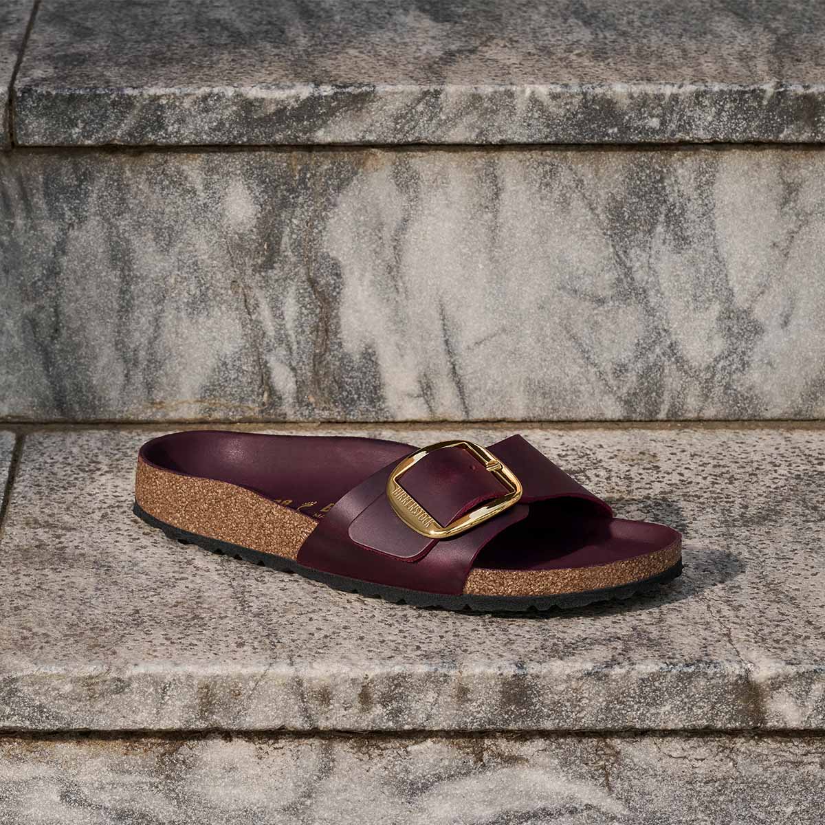 Birkenstock Madrid Big Buckle Zinfandel כפכפי מדריד אבזם זיפנדל